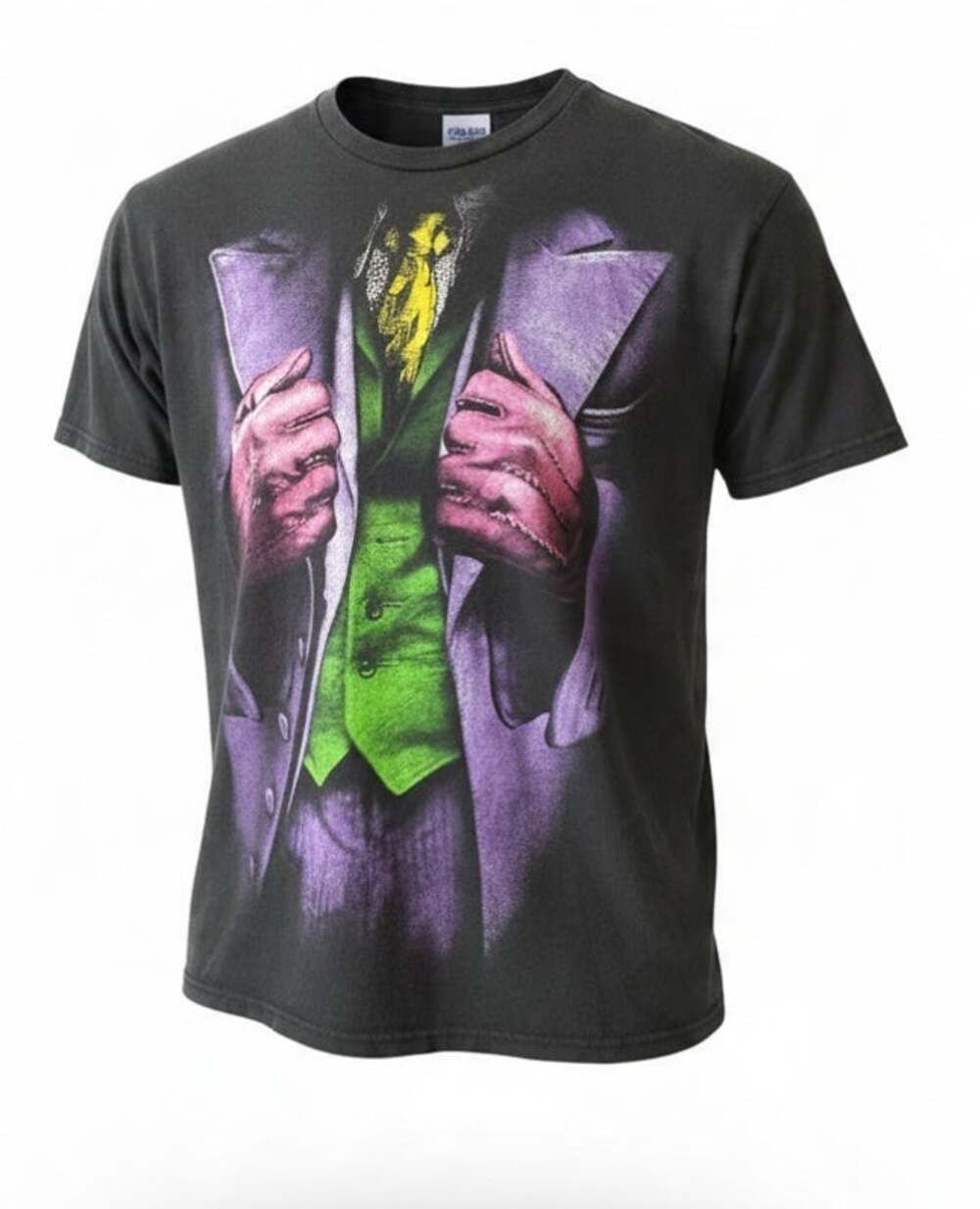 The Dark Knight Joker Halloween Costume T-Shirt Mens XL DC Comics Tuxedo Tee